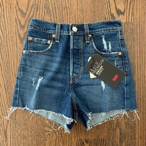 Levi's Sz 24 Ribcage Denim Shorts